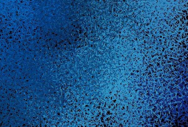 Темно Синий Векторный Узор Острыми Линиями Красочная Сияющая Иллюстрация Линиями — стоковый вектор
