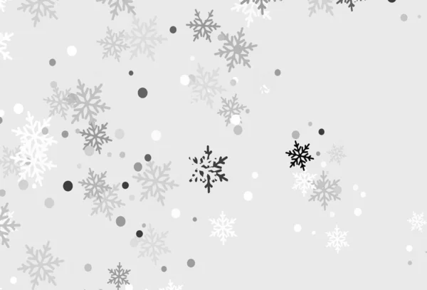 노란색 배경에 Xmas Snowflakes 색상의 디자인이 Xmas 스타일과 눈으로 장식되어 — 스톡 벡터