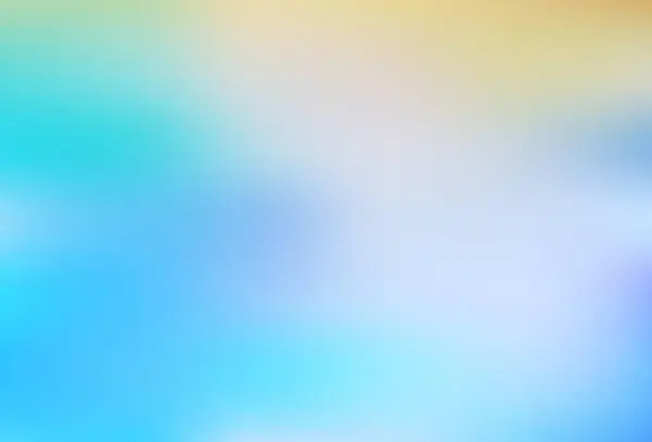 Hellblauer Gelber Vektor Abstrakter Verschwommener Hintergrund Neue Farbige Illustration Unschärfestil — Stockvektor