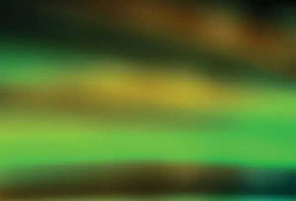 Dunkelgrüner Gelber Vektor Abstrakter Verschwommener Hintergrund Neue Farbige Illustration Unschärfestil — Stockvektor