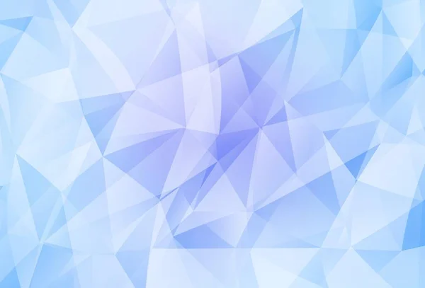 Rosa Claro Patrón Mosaico Abstracto Vector Azul Una Ilustración Color — Vector de stock