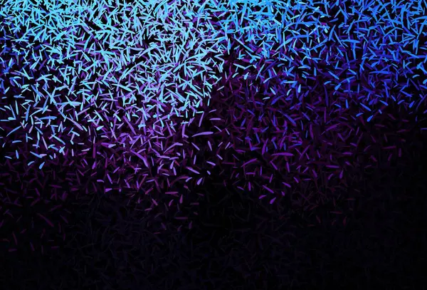 Koyu pembe, keskin çizgileri olan mavi vektör deseni. Bulanık arkaplanda gradyanı olan çizgiler. Meşgul web siteleriniz için şablon.