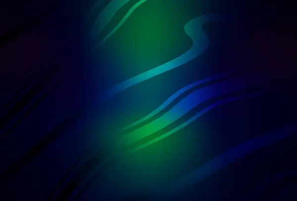 Σκούρο Μπλε Πράσινο Διάνυσμα Αφηρημένο Θολό Φόντο Δημιουργική Απεικόνιση Στυλ — Διανυσματικό Αρχείο