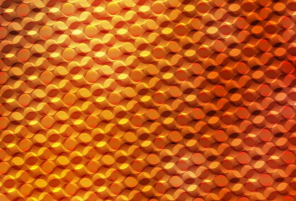 Modello Vettoriale Arancione Chiaro Con Sfere Illustrazione Astratta Glitter Con — Vettoriale Stock