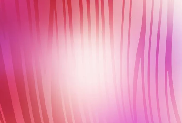 Fundo Vetor Rosa Claro Com Linhas Dobradas Ilustração Abstrata Colorida — Vetor de Stock