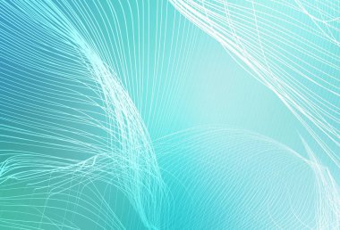 Açık yeşil vektör parlak deseni bulanıklaştırdı. Gradyan tasarımlı, soyut, ışıltılı çizimler. Marka kitabı için zarif bir arkaplan.