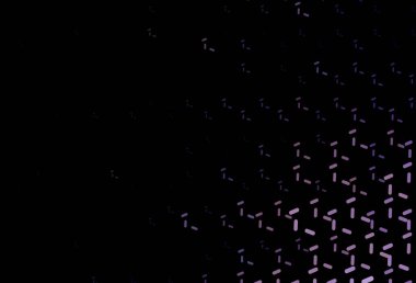 Düz çizgileri olan koyu mor vektör düzeni. Bulanık arkaplanda gradyanı olan çizgiler. Reklamınız, posteriniz, afişiniz için en iyi tasarım.