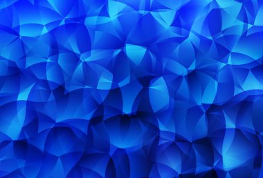 Açık BLUE vektörü soyut çokgen şablonu. Çokgen tarzda tamamen yeni bir renk çizimi. İşiniz için yepyeni bir tasarım..