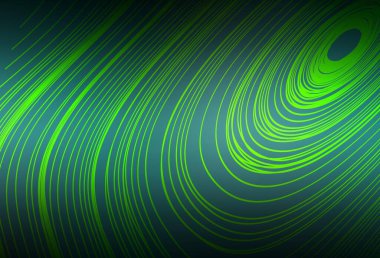 Koyu yeşil vektör arkaplanı bulanıklaştırdı. Görüntü stili ve gradyanı olan yeni renkli çizimler. Marka kitabı için zarif bir arkaplan.