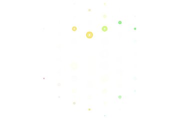 Açık yeşil, benekli kırmızı vektör arka plan. Bulanık yağmur damlaları olan soyut bir çizim. Güzel web siteleri için desen.