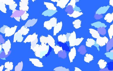 Açık mavi, soyut şekilli sarı vektör dokusu. Soyut tarzda rengarenk gradyan şekilleri olan bir resim. Duvar kağıtları için zarif tasarım.