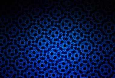 Kabarcıklı koyu mavi vektör arkaplanı. Renkli su damlaları olan modern soyut çizimler. Poster ve web siteleri için tasarım.