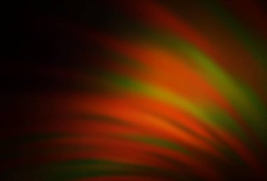 Koyu turuncu vektör arkaplanı bulanıklaştırmış. Görüntü stili ve gradyanı olan yeni renkli çizimler. Tasarımının yeni yolu.