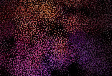 Koyu pembe, parlak çizgili sarı vektör arkaplan. Soyut şablon üzerinde çizgileri olan renkli, parlak bir illüstrasyon. Reklamlar, posterler, afişler için desen.