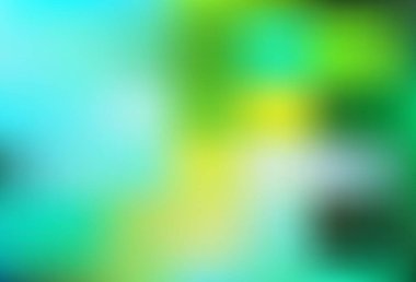 Açık mavi, yeşil vektör renkli bulanık arkaplan. Soyut renkli gradyan çizimi. Tasarımının yeni yolu.