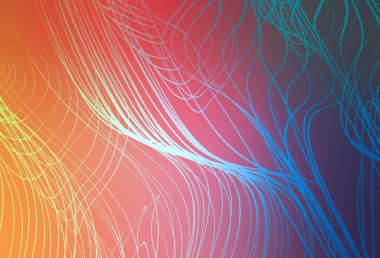 Açık pembe, sarı vektör parlak soyut arkaplan. Görüntü stili ve gradyanı olan yeni renkli çizimler. İşiniz için en iyi bulanık tasarım..