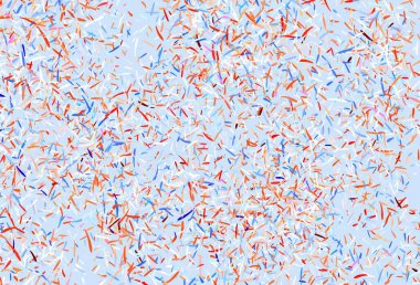 Açık Pembe, düz çizgileri olan mavi vektör düzeni. Çizgilerle modern geometrik soyut çizim. Reklamlar, posterler, afişler için desen.