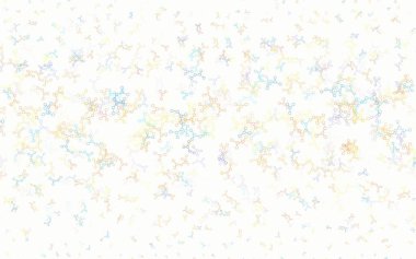 Yapay zeka ağıyla ışık çok renkli vektör deseni. Yapay zeka bağlantılarıyla basit bir şekilde renkli tasarım. Siber yeniliklerin tasviri için tasarım.