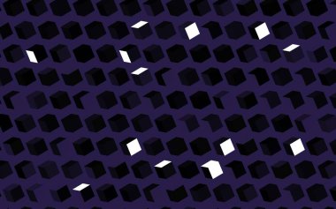 Çizgileri, dikdörtgenleri olan koyu mor vektör düzeni. Soyut arkaplanda dikdörtgenler ve renkli gradyanlar. Reklamınız, posteriniz, afişiniz için en iyi tasarım.