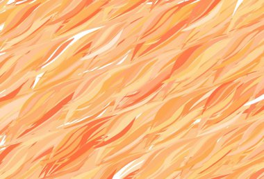 Bükülmüş çizgileri olan açık renkli vektör deseni. Basit çizgilerle renkli gradyan çizimi. Cep telefonu ekranları için arkaplan.