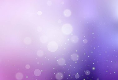 Açık Mor, karnaval tarzında pembe vektör şablonu. Noel özellikleriyle basit bir gradyan çizimi. Okul ve dil bilgisi siteleri için desen.