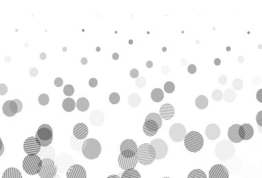 Çember şekilli açık gri vektör düzeni. Parlak renkli soyut çemberlerin olduğu bir resim. Fütürist reklamlar ve kitapçıklar için şablon.