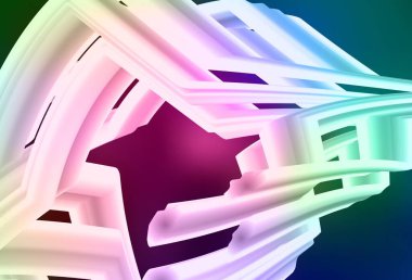 Koyu renkli vektör parlak soyut arkaplan. Soyut ve gradyan renkte renkli çizimler. Bir cep telefonu için arka plan.