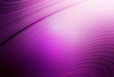 Bükülmüş çizgileri olan açık pembe vektör düzeni. Renkli çizgileri ve şekilleri olan bir örnek. Posterler ve afişler için iş tasarımı.