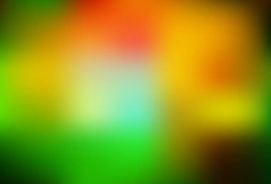 Koyu yeşil, sarı vektör bulanık ve renkli desen. Renkli soyut çizimler ve gradyan. İşiniz için yeni tasarım.