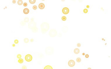 Disklerle açık kırmızı vektör dokusu. Doğa tarzında renkli baloncuklu soyut illüstrasyon. İş ilanınız için tasarım.