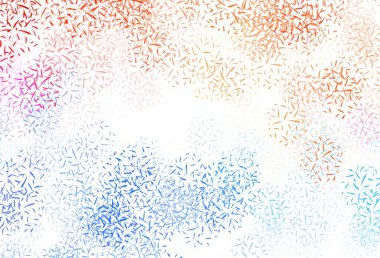 Renkli çizgileri olan açık renkli vektör dokusu. Bulanık dekoratif tasarım basit bir şekilde çizgilerle. Reklamlar, posterler, afişler için desen.