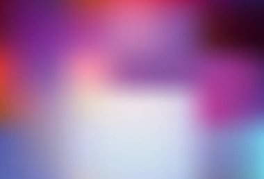 Açık mavi, kırmızı vektör soyut bulanık görünüm. Gradyan tasarımlı, soyut, ışıltılı çizimler. Bir cep telefonu için arka plan.