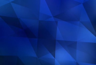 Açık mavi vektör çokgen şablonu. Çokgen soyut çizim ve gradyan. Dizaynınız için üçgen desen.