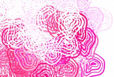 Kaotik şekilli açık pembe vektör şablonu. Soyut gradyan şekilli basit renkli çizimler. Kartvizitiniz için modern tasarım.