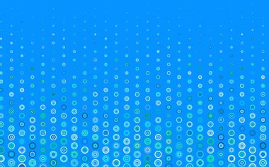 Noktalı açık yeşil vektör arkaplanı. Renkli su damlaları olan modern soyut çizimler. Marka kitabınız için yeni şablon.