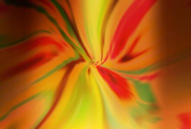 Çizgileri olan koyu turuncu vektör arkaplan. Değişken çizgileri olan renkli soyut çizimler. İş tasarımınız için soyut biçim.