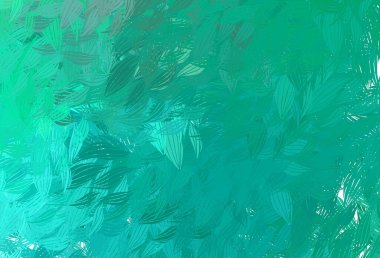 Soyut biçimlerde açık yeşil vektör dokusu. Renkli rastgele şekillerle modern soyut illüstrasyon. Bir cep telefonu için arka plan.