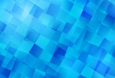 Dikdörtgen biçiminde hafif BLUE vektör dokusu. Soyut stil ve dikdörtgenlerle dekoratif tasarım. Şablon bir arkaplan olarak kullanılabilir.