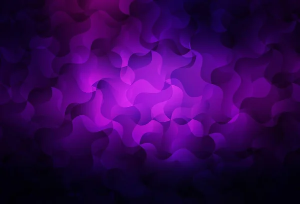 Violet Foncé Motif Vectoriel Rose Avec Des Lignes Irisées Une — Image vectorielle