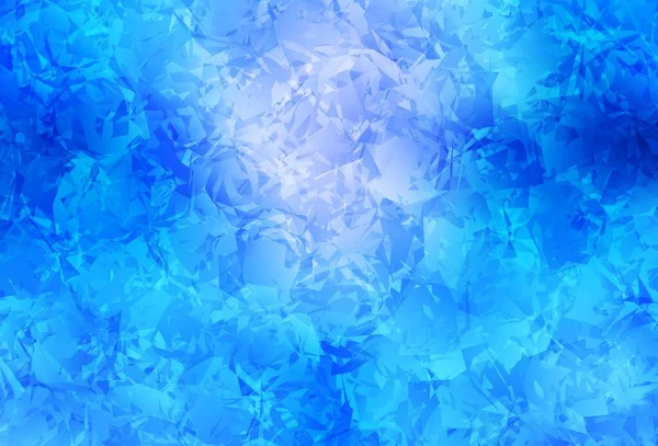 Luz Azul Patrón Abstracto Vector Con Rosas Flores Ilustración Colores — Vector de stock