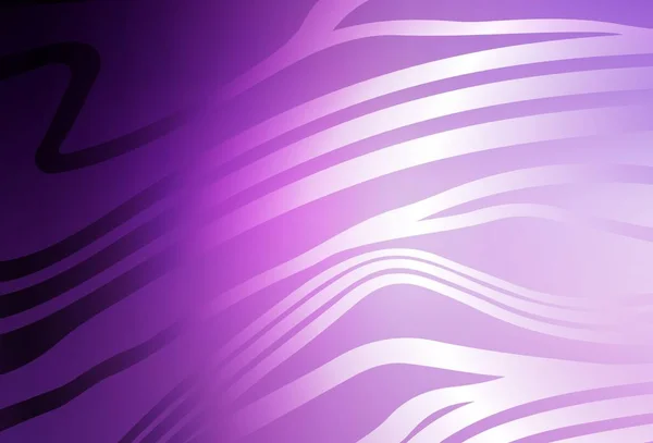 浅紫色 粉红矢量模板与线条 现代梯度抽象的插图与带条纹的线条 手机显示屏的背景 — 图库矢量图片