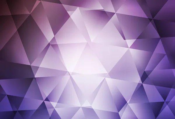 Світло Фіолетовий Вектор Абстрактний Мозаїчний Фон Блискуча Абстрактна Ілюстрація Елегантними — стоковий вектор