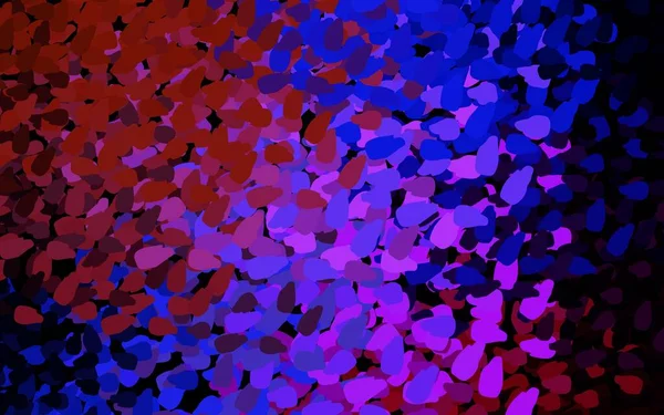 Темно Синяя Красная Векторная Текстура Различными Формами Декоративный Дизайн Абстрактном — стоковый вектор