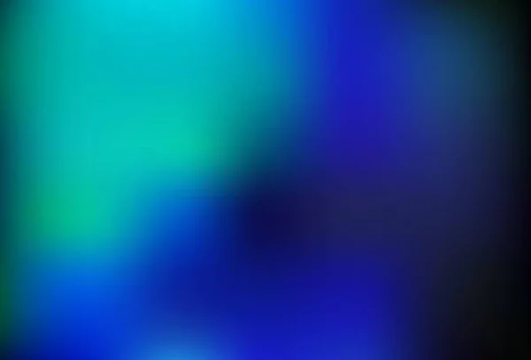 ダークブルー グリーンベクトル光沢のある抽象的な背景 グラデーションのエレガントな明るいイラスト 携帯電話の背景 — ストックベクタ