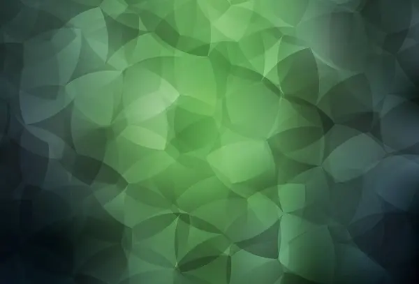 Patrón Mosaico Abstracto Vector Verde Oscuro Ilustración Geométrica Creativa Estilo — Archivo Imágenes Vectoriales