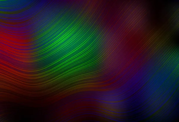 Vetor Multicolor Escuro Fundo Abstrato Brilhante Ilustração Colorida Estilo Abstrato — Vetor de Stock