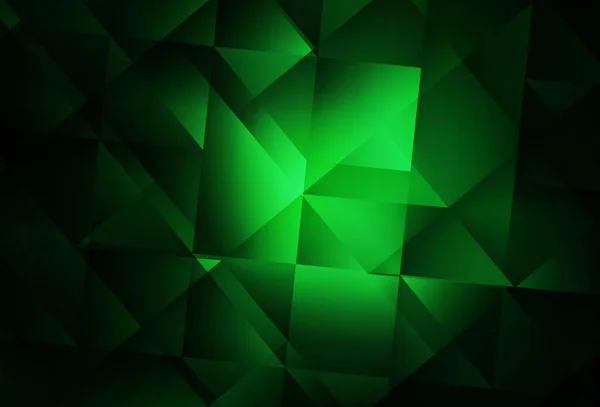 Vetor Verde Escuro Baixa Textura Poli Ilustração Geométrica Estilo Origami —  Vetores de Stock