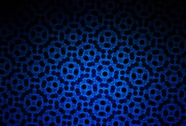 Σκούρο Μπλε Διάνυσμα Φόντο Φυσαλίδες Σύγχρονη Αφηρημένη Εικόνα Πολύχρωμες Σταγόνες — Διανυσματικό Αρχείο