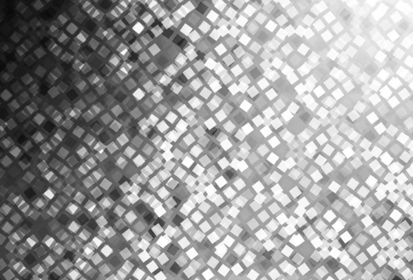 Светло Серый Векторный Узор Квадратном Стиле Абстрактная Градиентная Иллюстрация Прямоугольниками — стоковый вектор