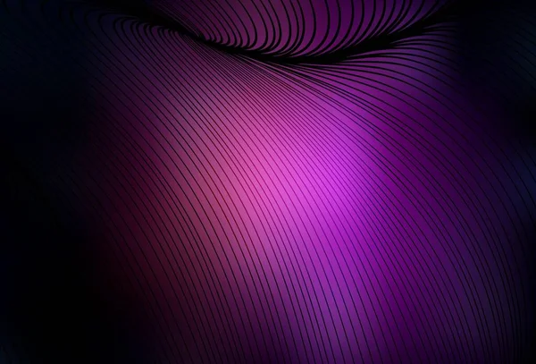 Texture Vectorielle Violet Foncé Avec Des Lignes Courbées Échantillon Aux — Image vectorielle